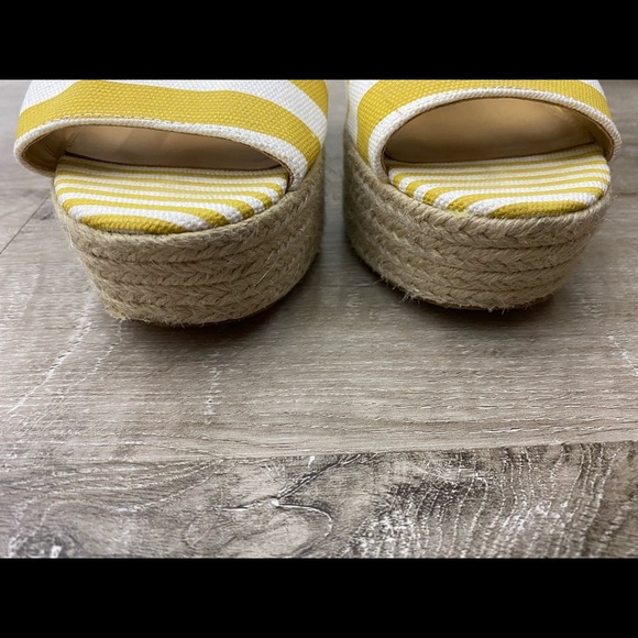 Coach leather and canvas Espadrille Wedges - Picture 4 of 6